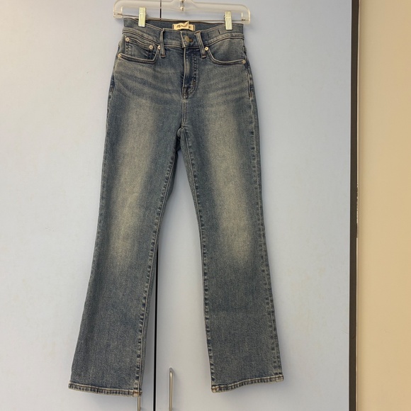 Madewell Midrise Kick Out Light- Medium Wash denim Jeans - Size 25 MSRP $138 - Picture 3 of 12
